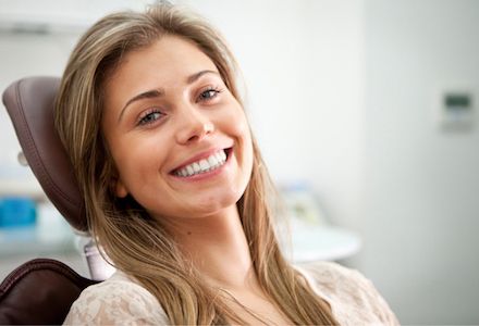 patient smiling after root canal
